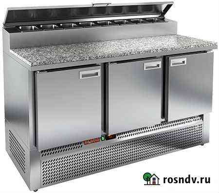 Стол для пиццы hicold PZE2-111GN (1/6) камень Грэсовский