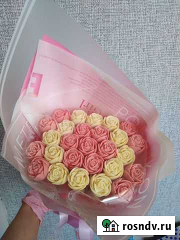 Шоколадные розы ручной работы Мариинск - изображение 1