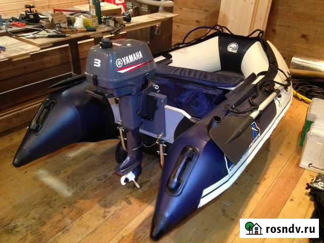 Yamaha 3 + лодка пвх Stormline Adventure Extra 240 Сургут - изображение 1
