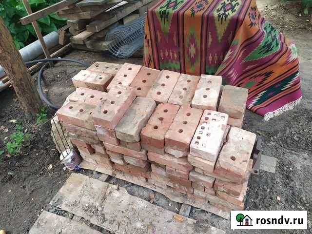 Кирпич красный, одинарный, б/у Камышин - изображение 1