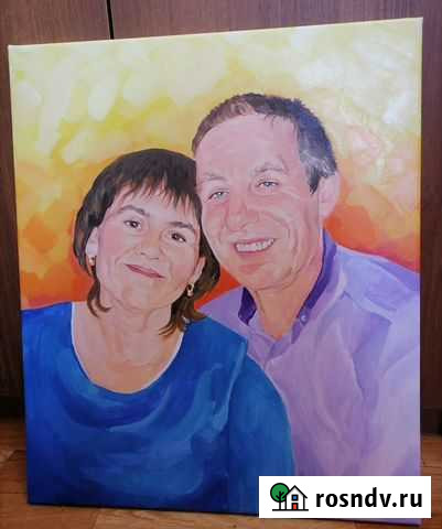 Портрет по фото на холсте Волгоград - изображение 1