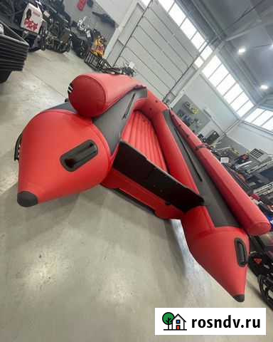 Лодка mishimo lite DF 400 красно-черная Тюмень - изображение 1