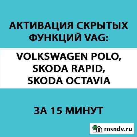 Диагностика, сброс ошибок, активация скрытых функц Барнаул