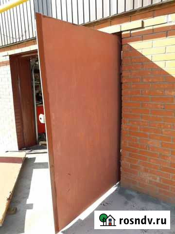 Ворота гаражные металлические бу Нефтекамск - изображение 1