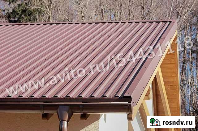 Профнастил мп 20 кровельный коричневый Аксай - изображение 1