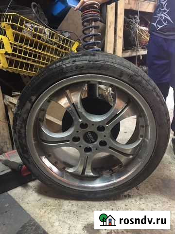 Диски с полкой 5х114,3+ резина Тверь - изображение 1