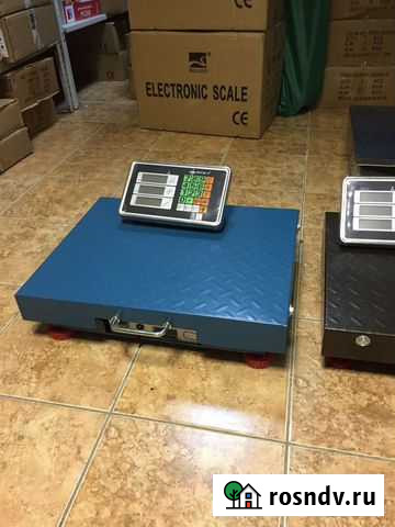Весы платформенные товарные напольные 150-300кг Люберцы - изображение 1