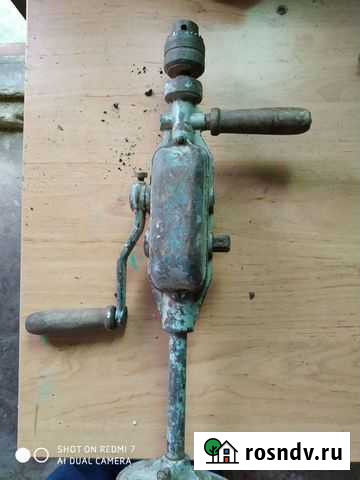 Дрель ручная СССР Жаворонки - изображение 1