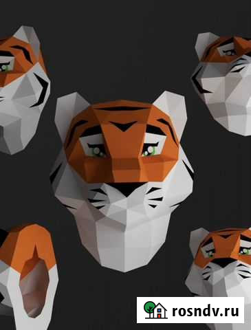 Изготовление тигра из бумаги Омск - изображение 1