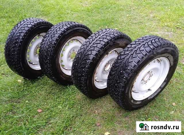 Зимние колеса R13 175/70, Кама Euro-519 шипованные Ельня - изображение 1