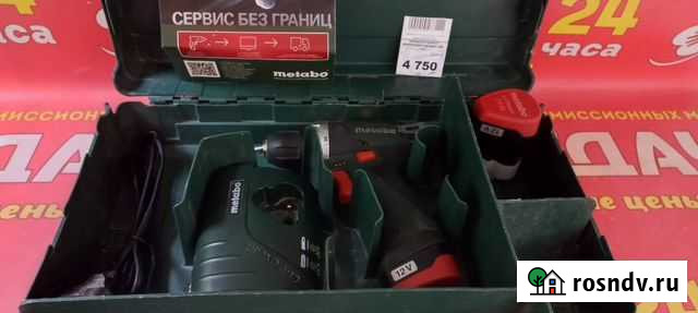 Шуруповёрт Metabo D72622.(12вольт).На Гарантии Евпатория - изображение 1