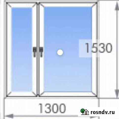 Пластиковое окно 1300х1530 под заказ Сургут