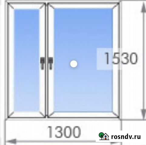 Пластиковое окно 1300х1530 под заказ Сургут - изображение 1