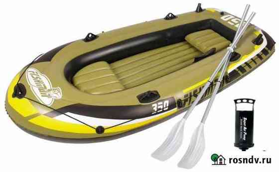 Надувная лодка Fishman 350 set с веслами и насосом Чернянка