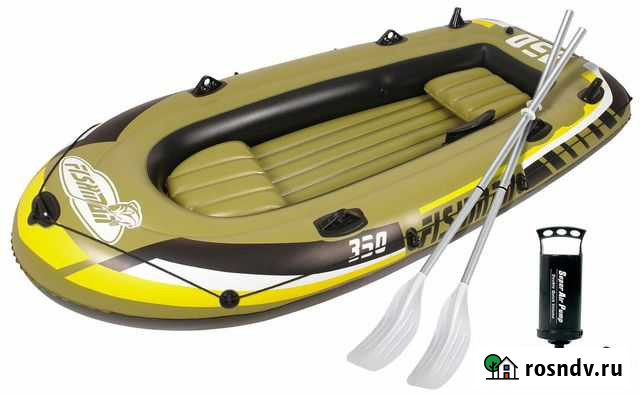 Надувная лодка Fishman 350 set с веслами и насосом Чернянка - изображение 1