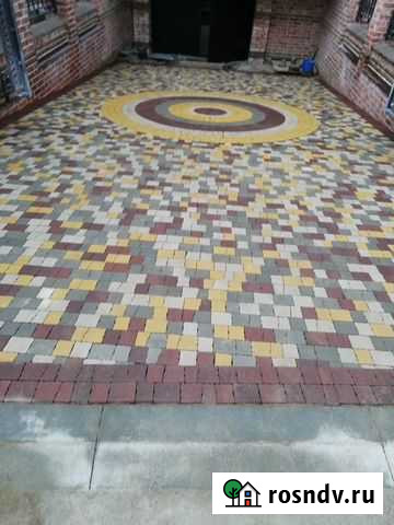 Благоустройство участка. Укладка тротуарной плитки Калининград - изображение 1