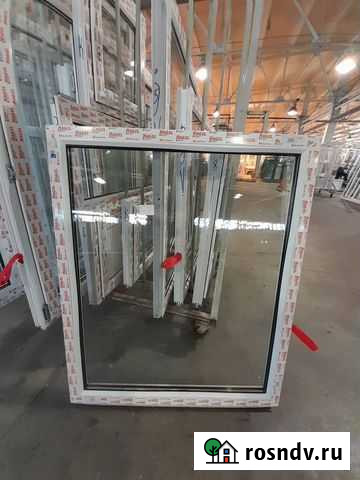 Окно Пластиковое. Глухое. 850*1340. Анна Анна - изображение 1