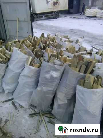 Обрезки досок в мешках на дрова Кириши - изображение 1