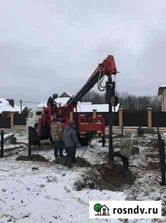 Буронабивные сваи, шпунт, ямобур Козельск