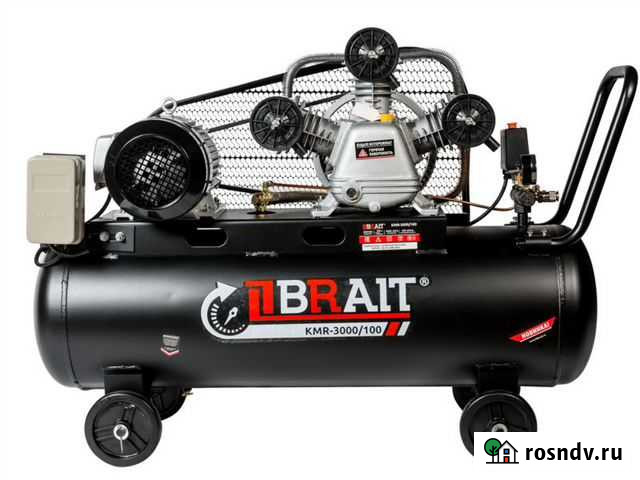 Компрессор воздушный brait кмr-3000/100 Балабаново - изображение 1