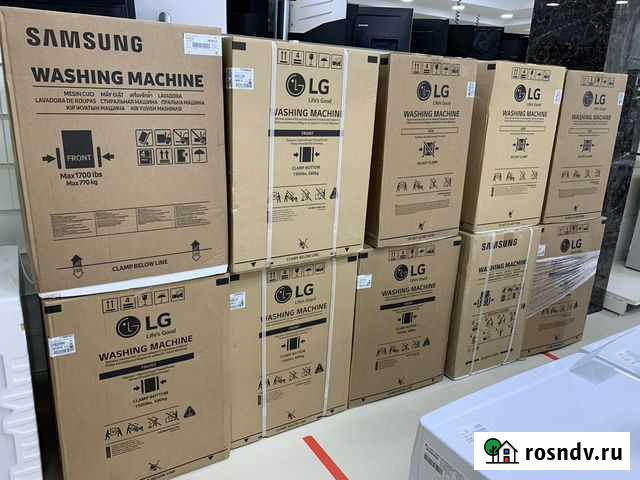 Стиральные машины Новые LG и Samsung (В рассрочку) Каспийск - изображение 1