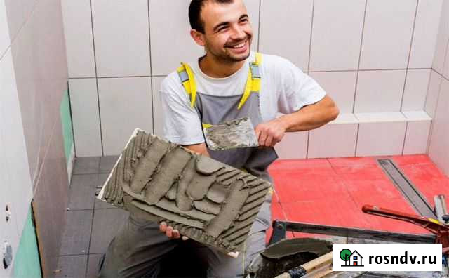 Плиточник, укладка плитки ламината кафеля фартука Мурино - изображение 1