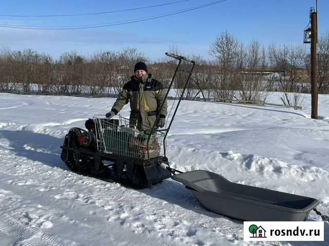 Мотобуксировкик 15л/с 500 гусянка Москва - изображение 1