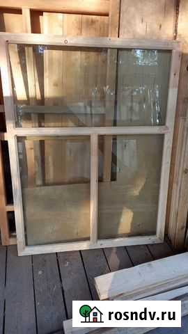 Окно рама на веранду в баню деревянное Красноярск - изображение 1