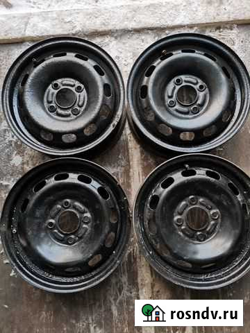 Диск стальной focus R14 5.5J 4x108 ET47.5 CB63.3 Бугры - изображение 1