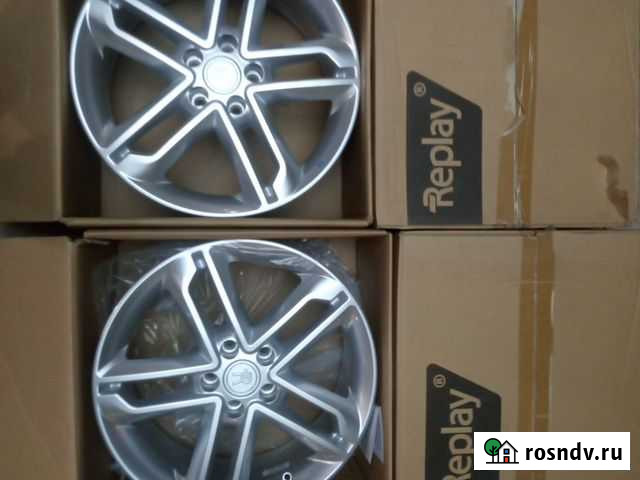 Диски Replay 7,0x17 5x105 ET42 d56,6 OPL61 S Подольск - изображение 1