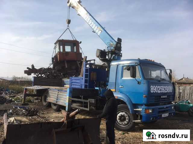 Услуги манипулятора 7 т стрела Курган - изображение 1