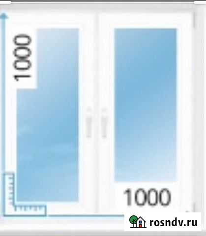 Пластиковое окно 1001х1001 под заказ Сургут - изображение 1