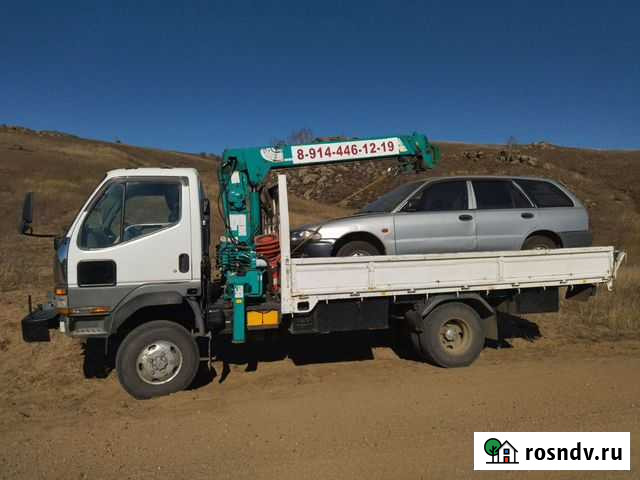 Услуги манипулятора, Воровайка Кран-Борт 4vd Чита - изображение 1