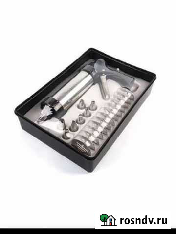 Шприц кулинарный 24 насадки кейсе Астрахань - изображение 1