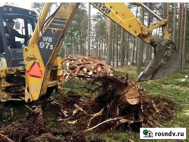 Расчистка участка Отсыпка участка Дренаж ) Лесколово - изображение 1