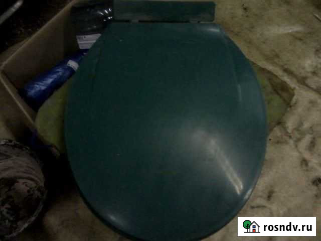 Крышка унитаза зелёная Комсомольск-на-Амуре - изображение 1