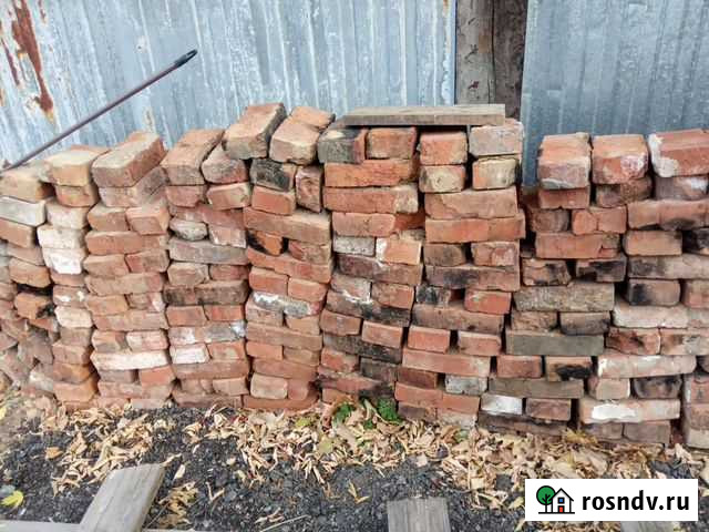 Кирпич красный печной бу Сафакулево - изображение 1