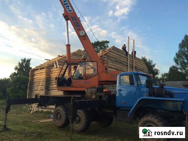 Услуги кран 28 метров, вездеход и автовышка Углич - изображение 1