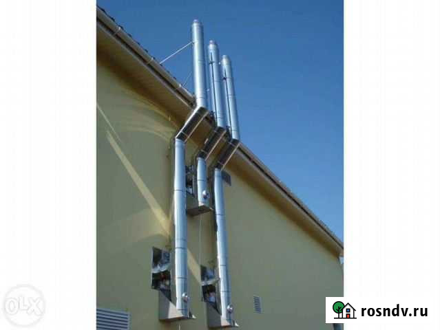 Монтаж дымоходов при строительстве котельных, бань Красноярск - изображение 1