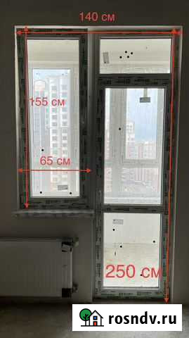 Оконный блок с дверью Симферополь - изображение 1