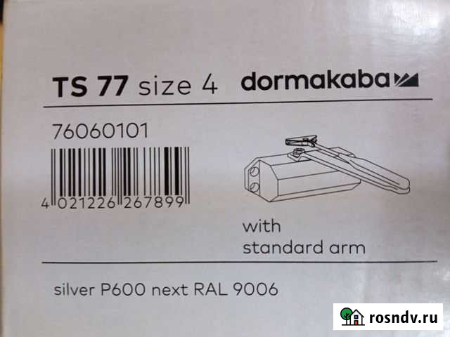 Доводчик дверной dorma ts77 en4 Йошкар-Ола - изображение 1