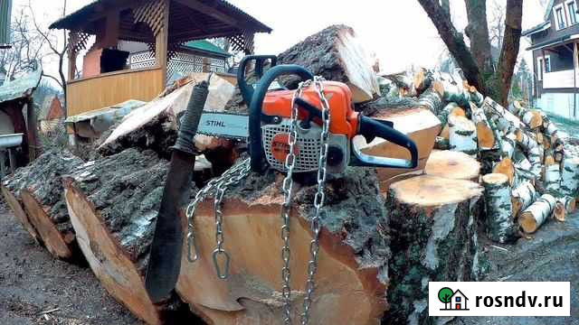 Спил деревьев, расчистка участков, демонтаж Красная Яруга - изображение 1