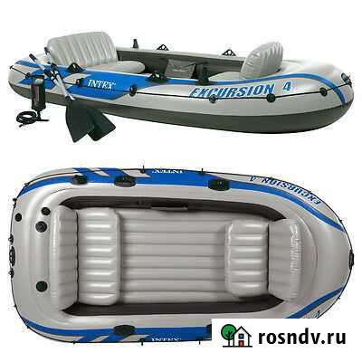 Надувная лодка Intex Excursion-4 Set Реж - изображение 1