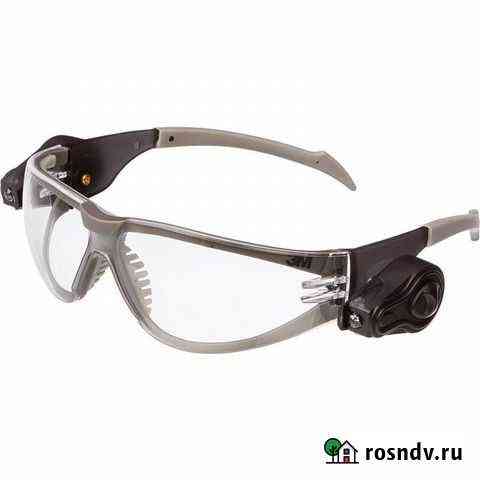 Очки защитные с двумя фонариками 3M LED Амурск