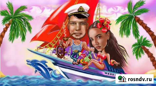 Портреты на холсте. Шаржи Благовещенск - изображение 1