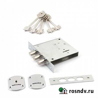 Замок врезной сувальдный avers r34/s6-cr Молочное - изображение 1