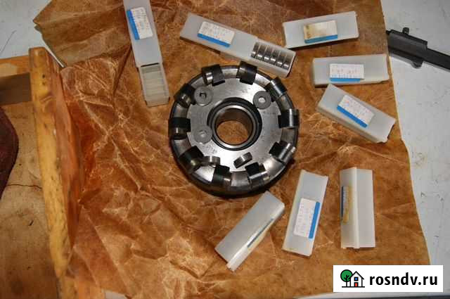 Фреза Торцевая 100х32 с круглыми пластинами Строитель - изображение 1