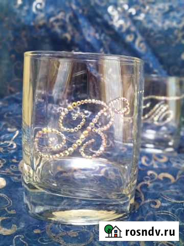 Бокалы и кружки со стразами Омск - изображение 1