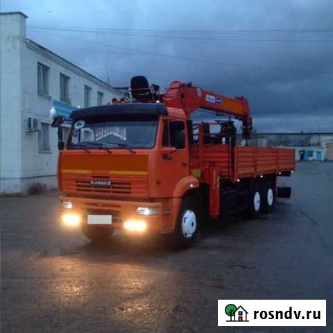 Аренда Манипулятора Камаз стрела 10т Казань - изображение 1