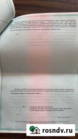 Исполнительный лист Ульяновск - изображение 1